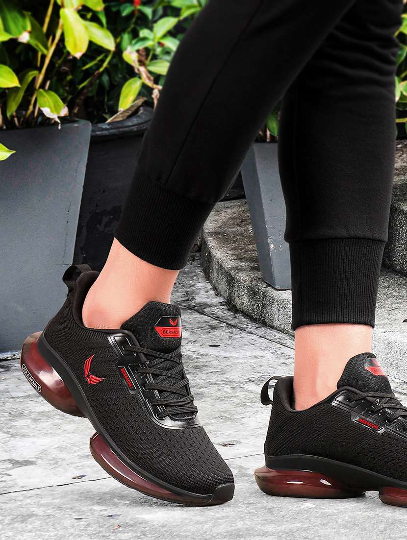 black lace up sneakers - 19127121 - Standard Image - 4