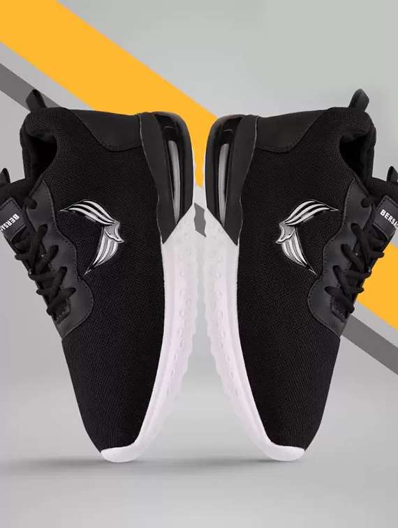 black lace up sneakers  - 19127130 -  Zoom Image - 0