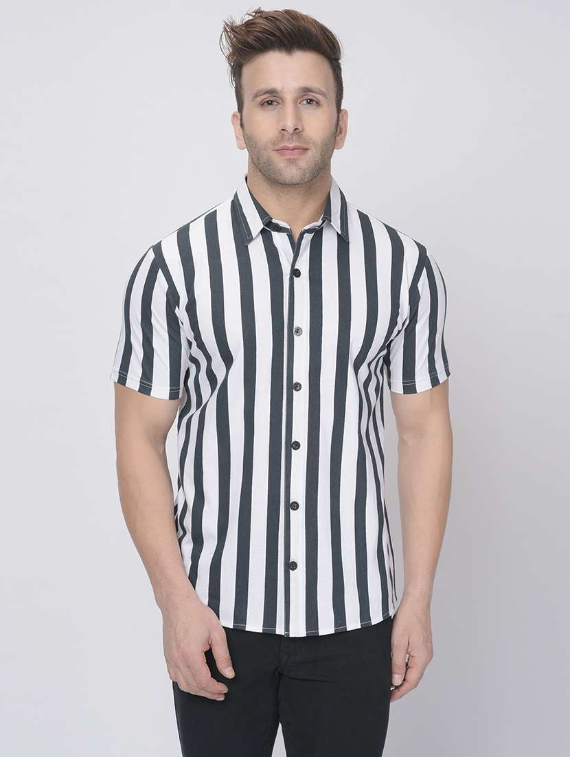 mens stripes casual shirt