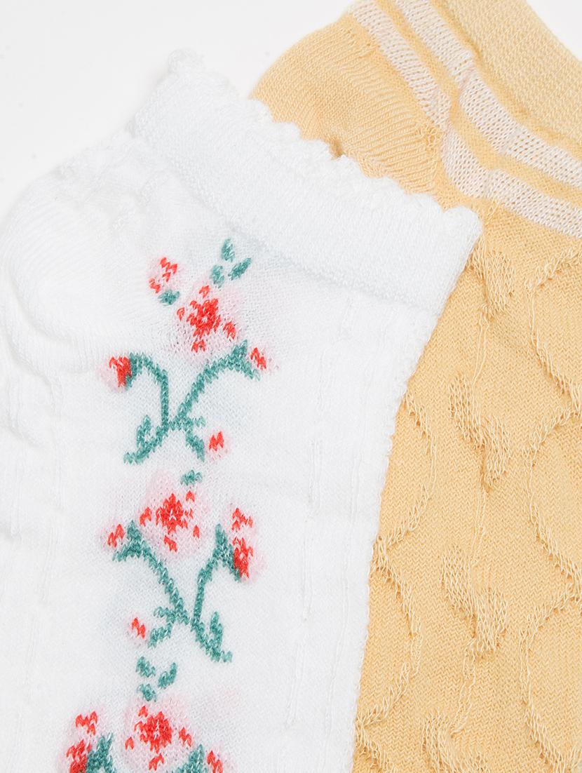 multi colored cotton socks - 19127726 - Standard Image - 4