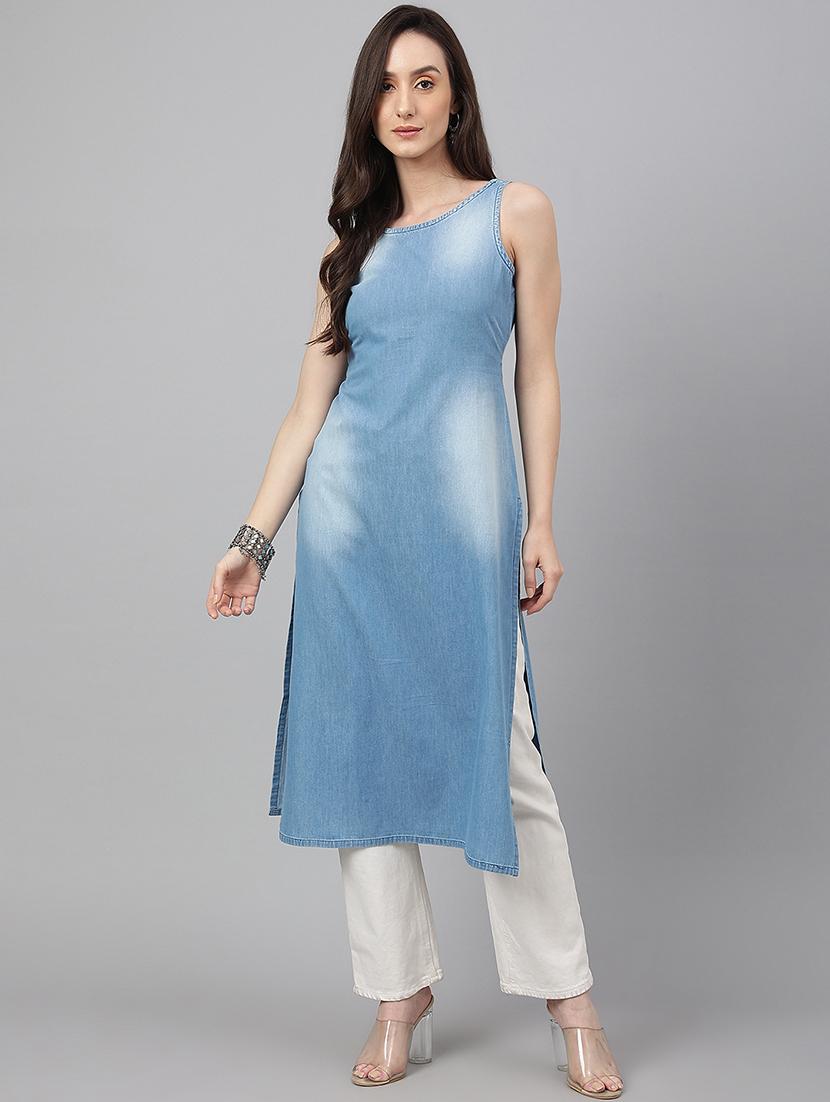 women's straight kurta - 19128345 -  Zoom Image - 0
