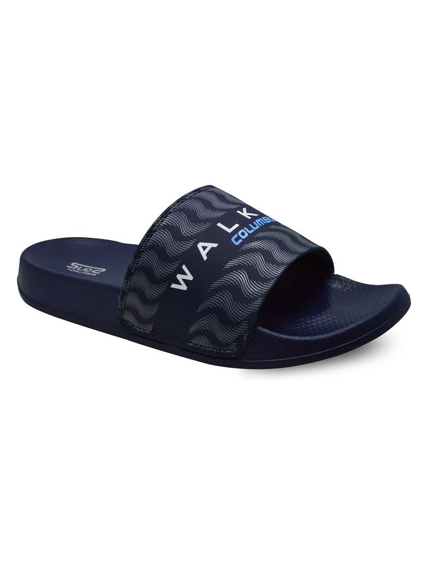 navy flip flop slipper - 19128453 - Standard Image - 1