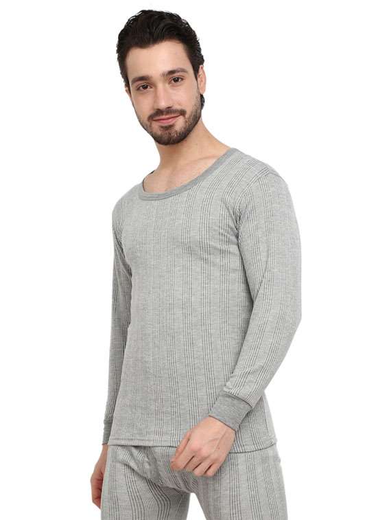 grey solid thermal top - 19128874 - Standard Image - 1