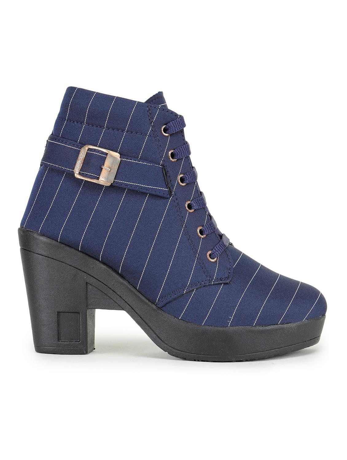 navy ankle boot - 19129235 -  Standard Image - 1