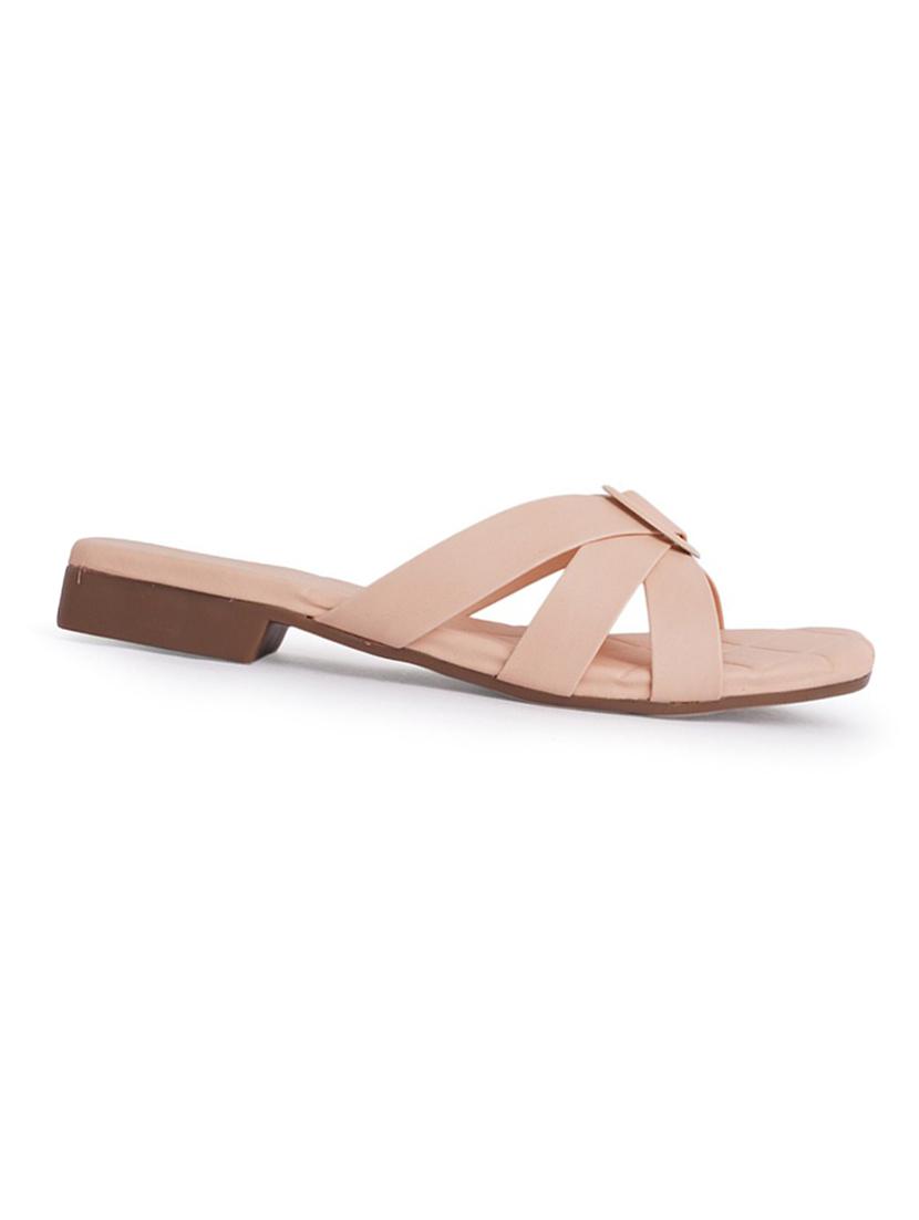 pink flat sandal - 19129273 - Standard Image - 1