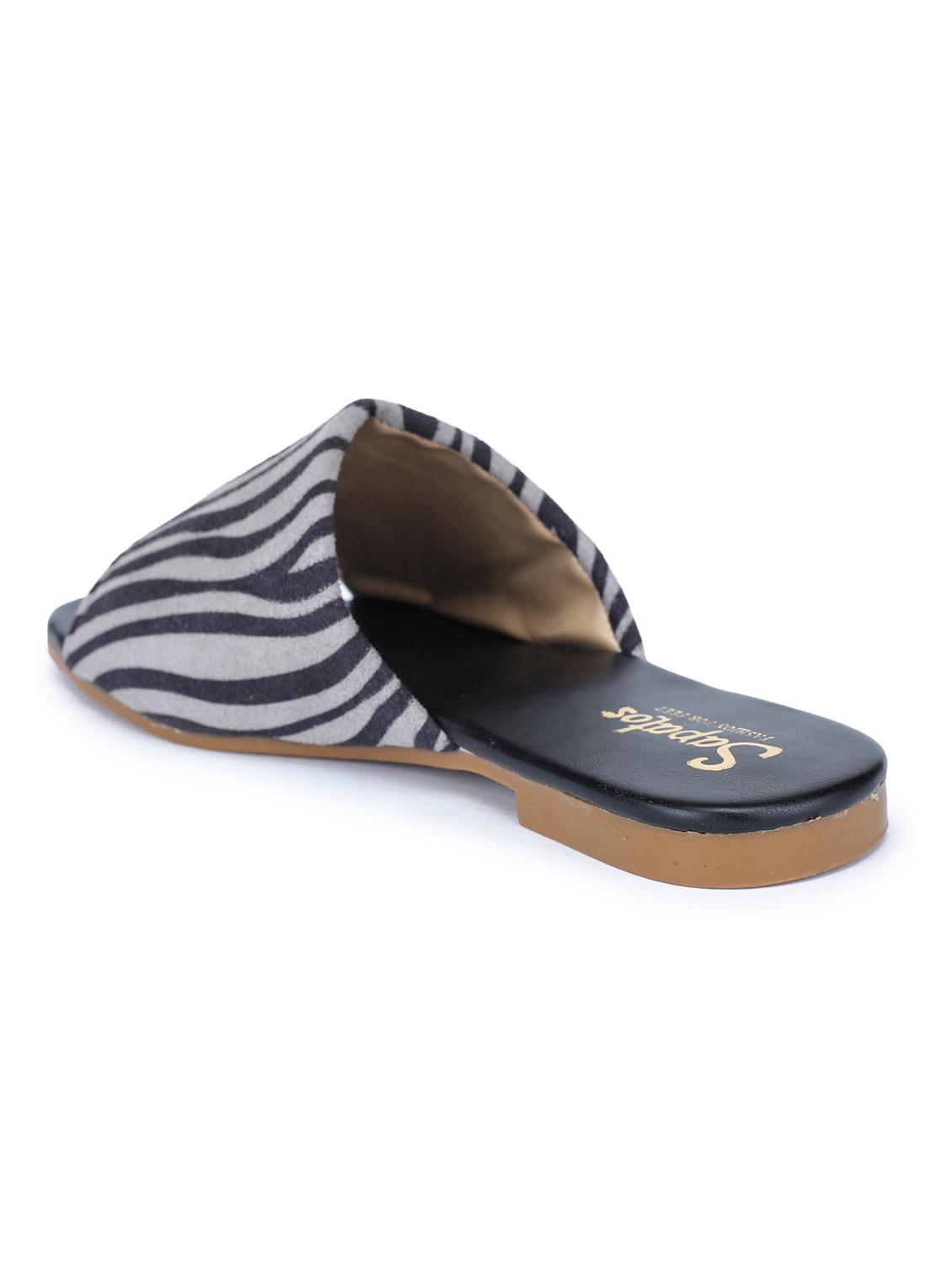 grey slip on sandals - 19129307 - Standard Image - 1