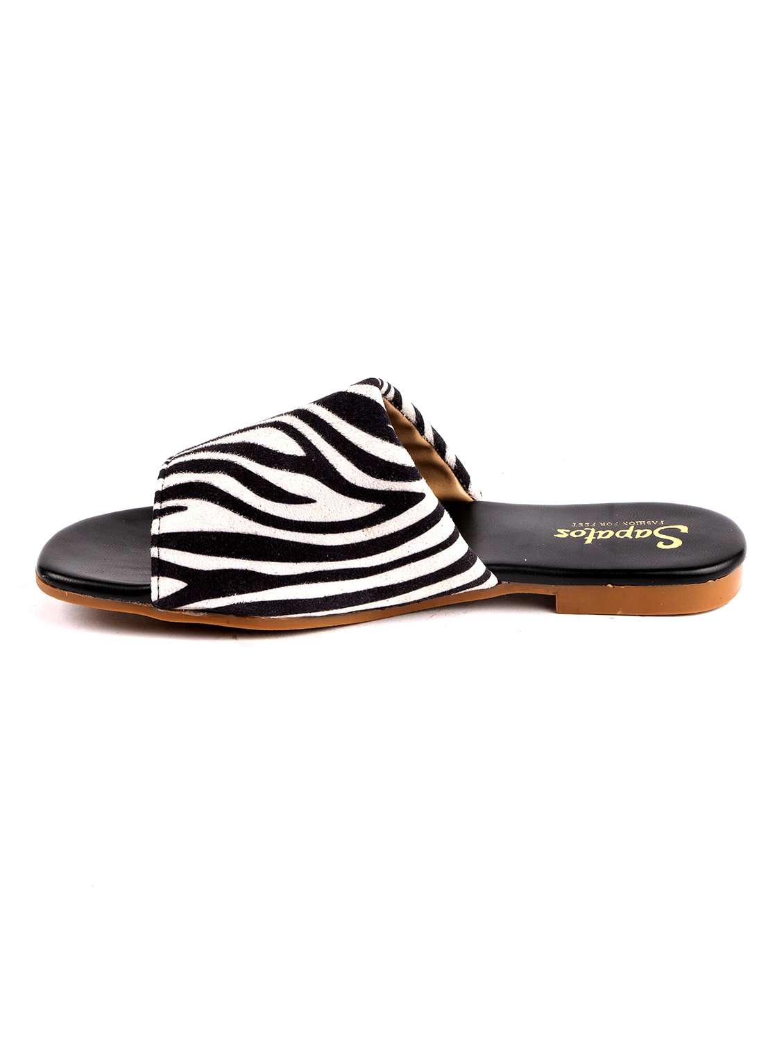 white slip on sandal - 19129310 - Standard Image - 1