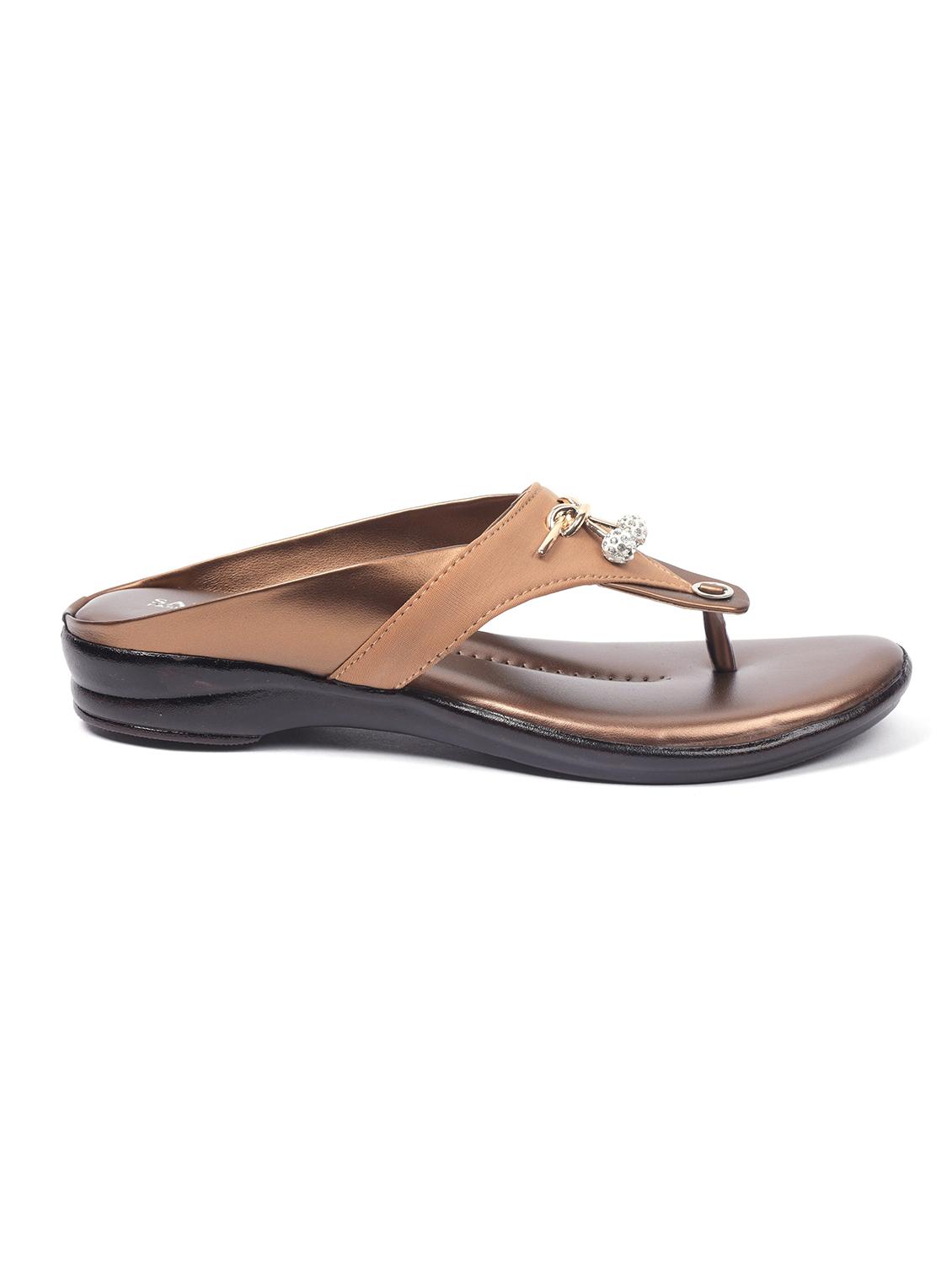 beige synthetic slip on sandals - 19129353 -  Standard Image - 1