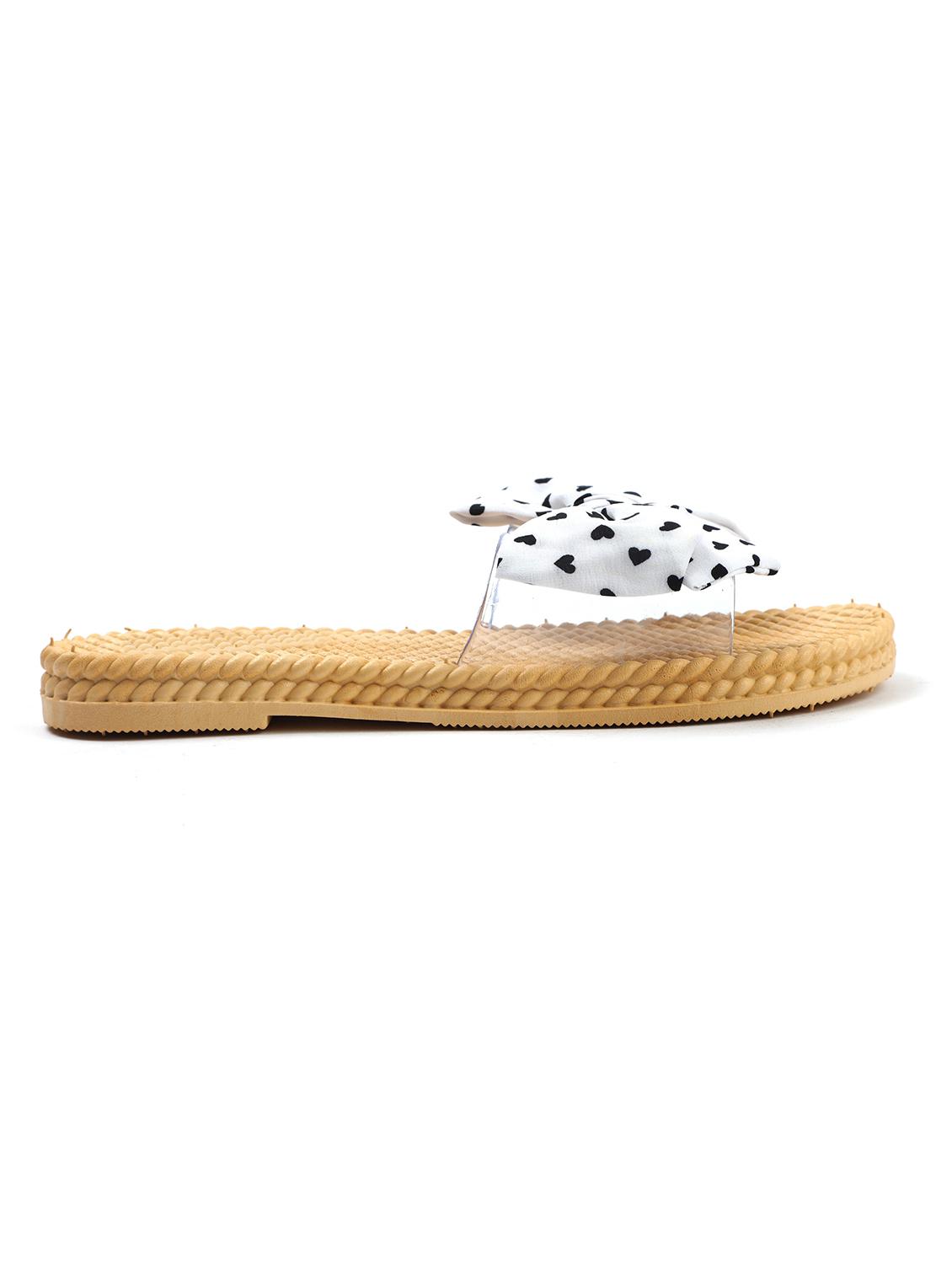 white fabric sandals - 19129370 -  Standard Image - 1