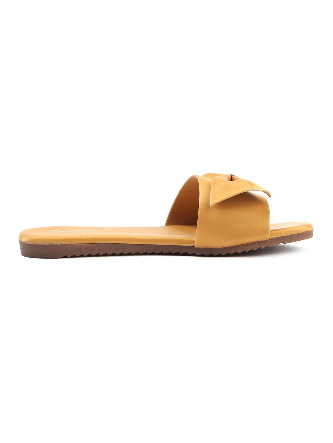 yellow synthetic slip on sandals - 19129400 -  Standard Image - 1