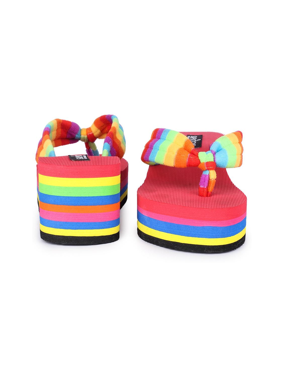 red flatform sandal - 19129414 - Standard Image - 1
