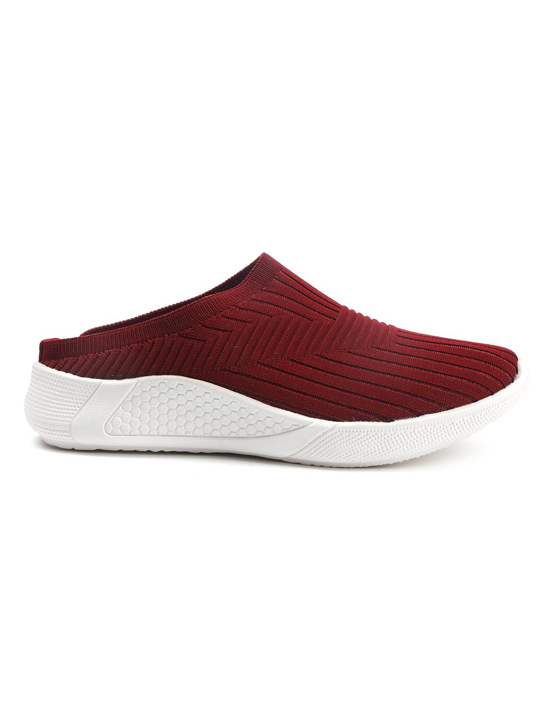 maroon slip on shoe - 19129487 - Standard Image - 1