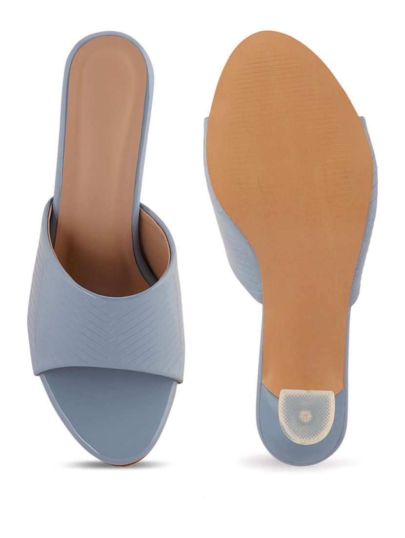light blue slip on sandal - 19129673 - Standard Image - 4