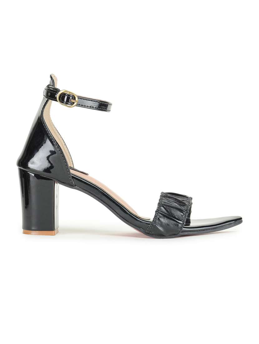 black ankle strap sandal - 19129700 - Standard Image - 1
