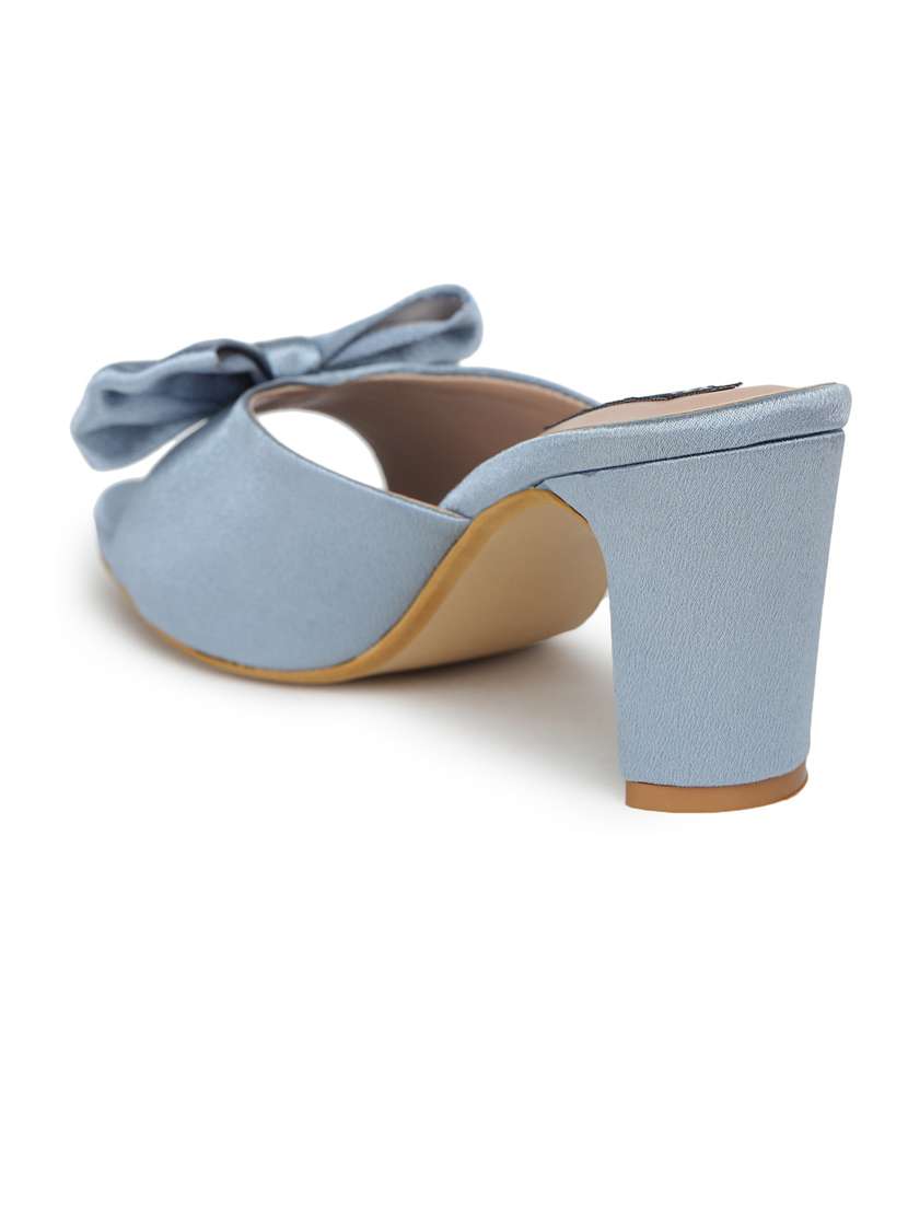 light blue slip on sandal - 19129704 - Standard Image - 1