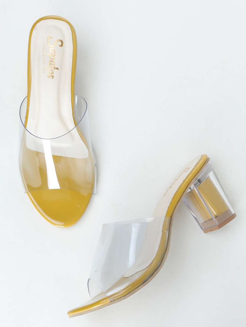 women solid slip on sandal - 19129723 - Standard Image - 1
