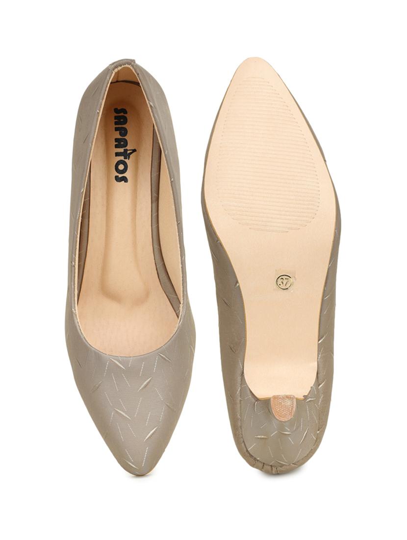 grey slip on sandal - 19129754 - Standard Image - 4