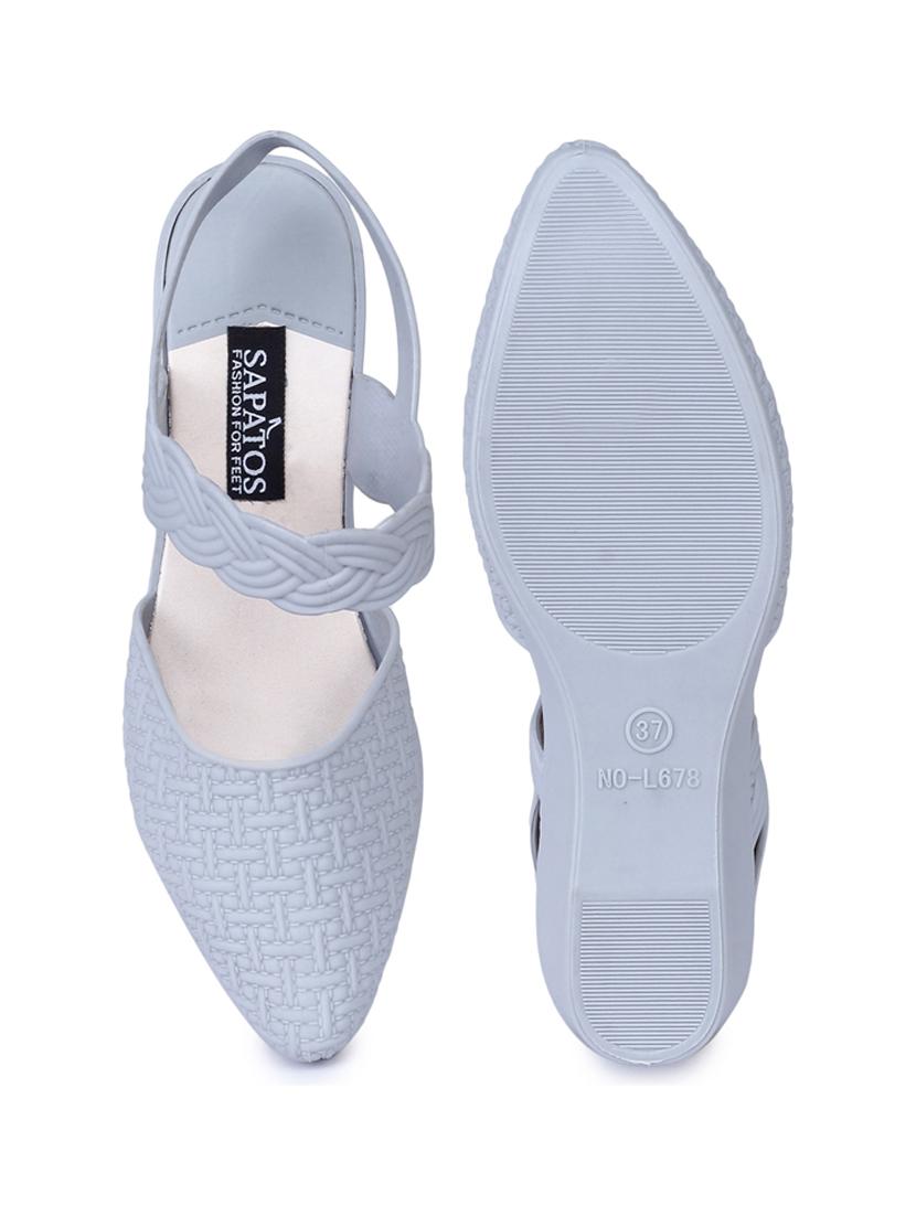 grey back strap sandal - 19129791 - Standard Image - 4