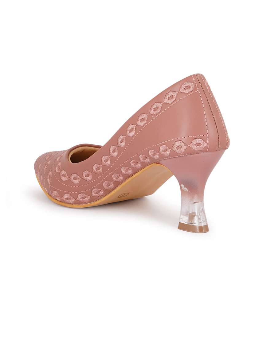 women embroidered slip on pump - 19129810 -  Standard Image - 1