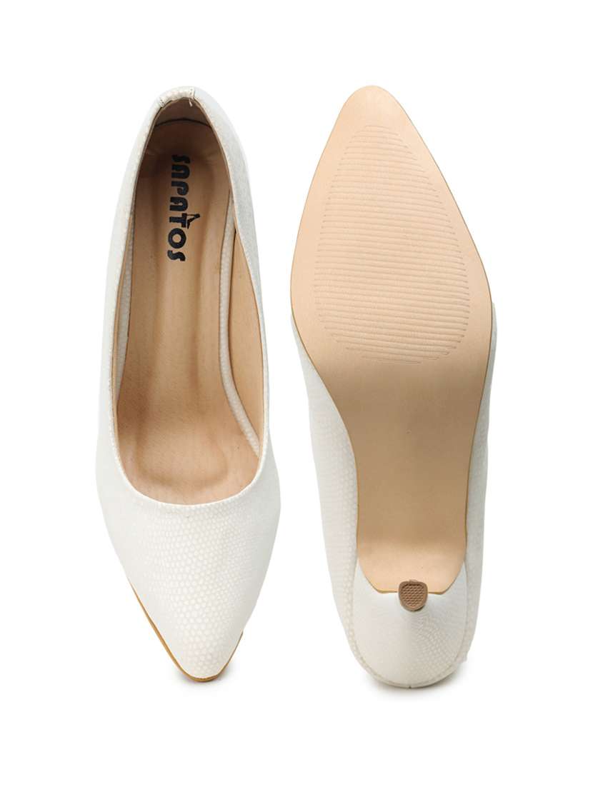 women solid slip on pump - 19129822 -  Standard Image - 4