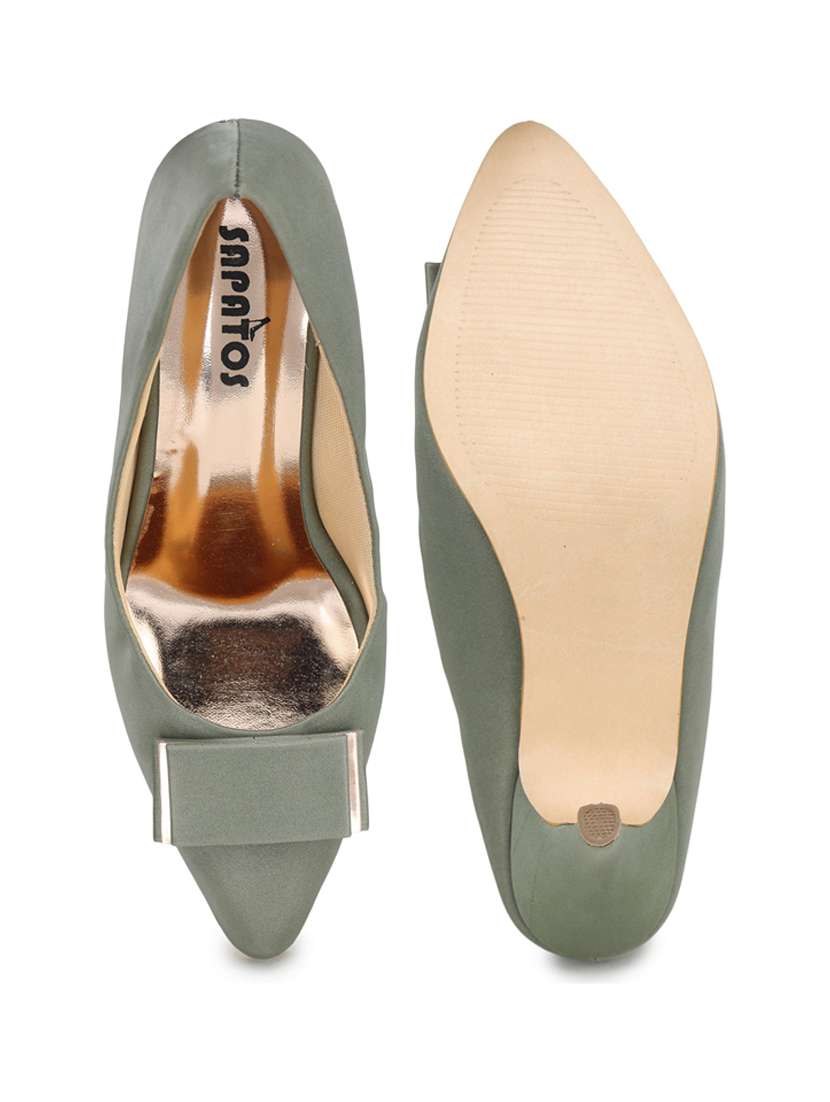 women solid slip on pump - 19129826 -  Standard Image - 4
