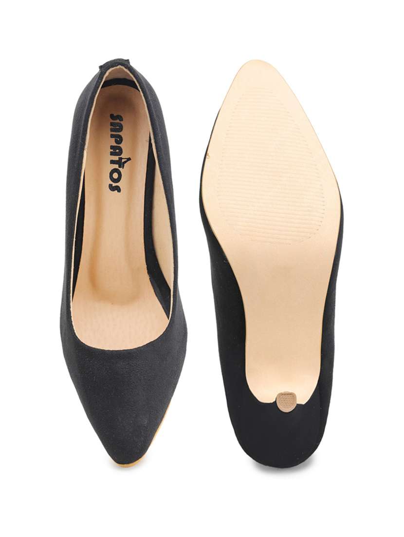 women solid slip on pump - 19129828 -  Standard Image - 4