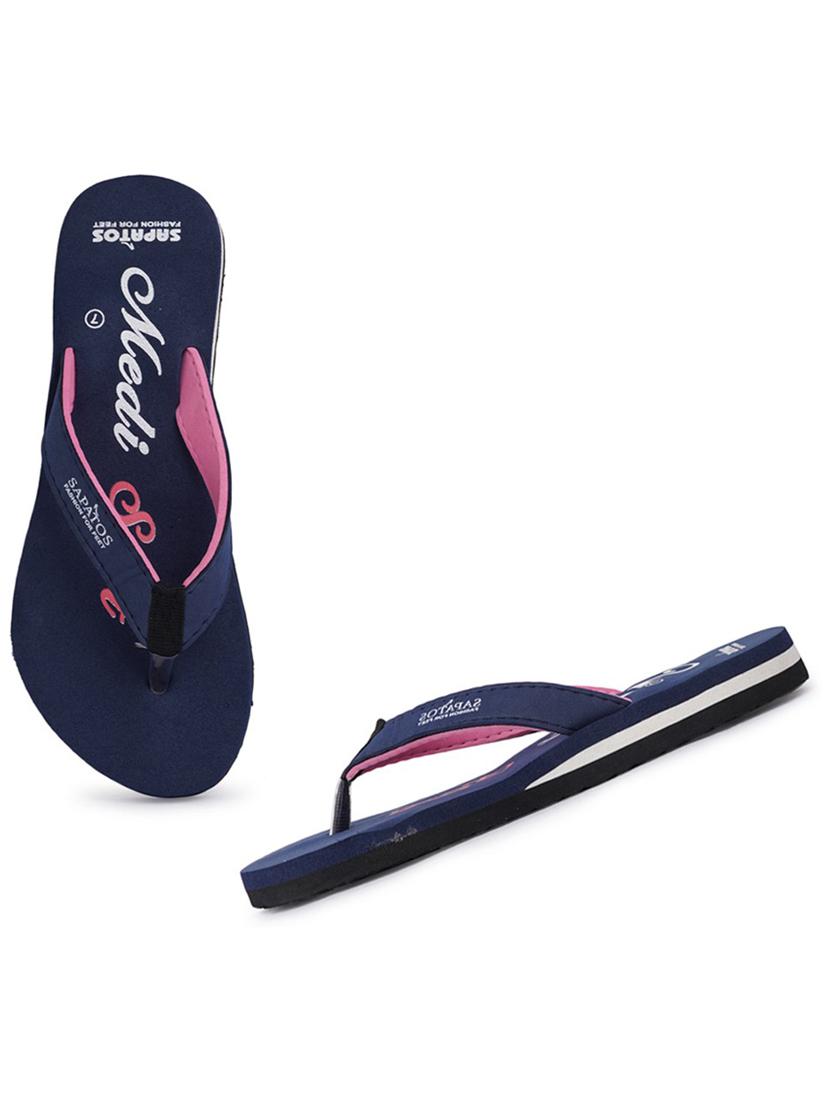 blue slippers flip flop - 19129885 - Standard Image - 1