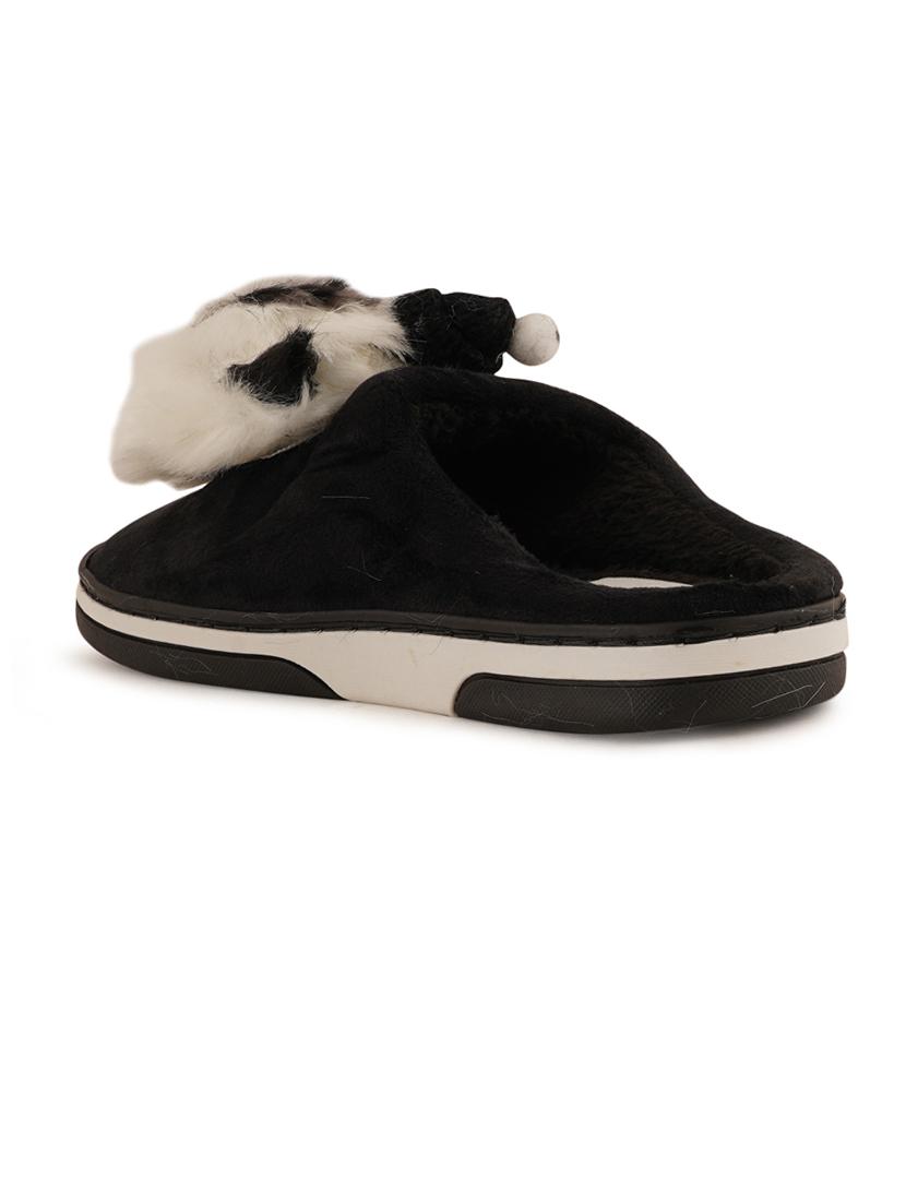 black slides flip flop - 19129888 - Standard Image - 1