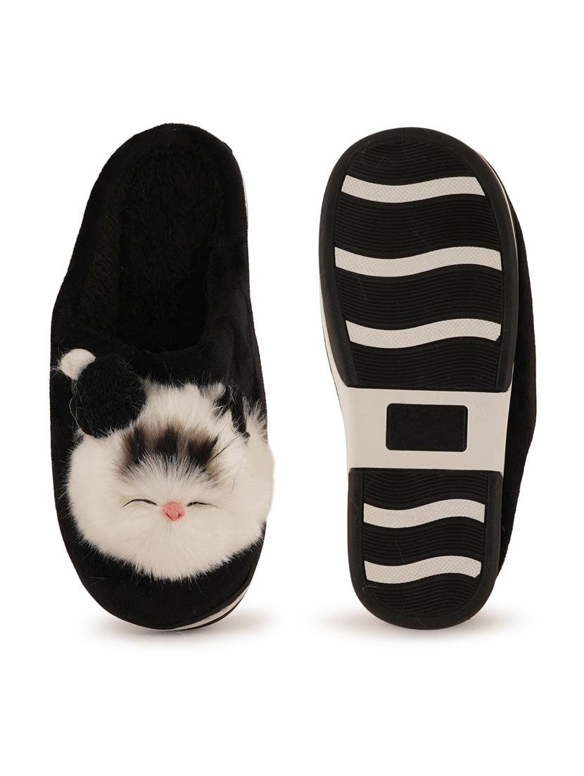 black slides flip flop - 19129888 - Standard Image - 4