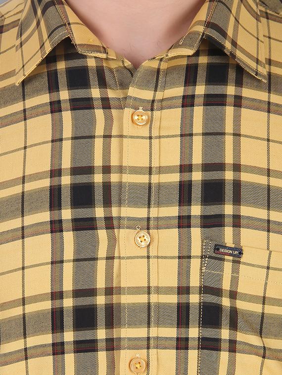 mens checks casual shirt - 19129947 - Standard Image - 4