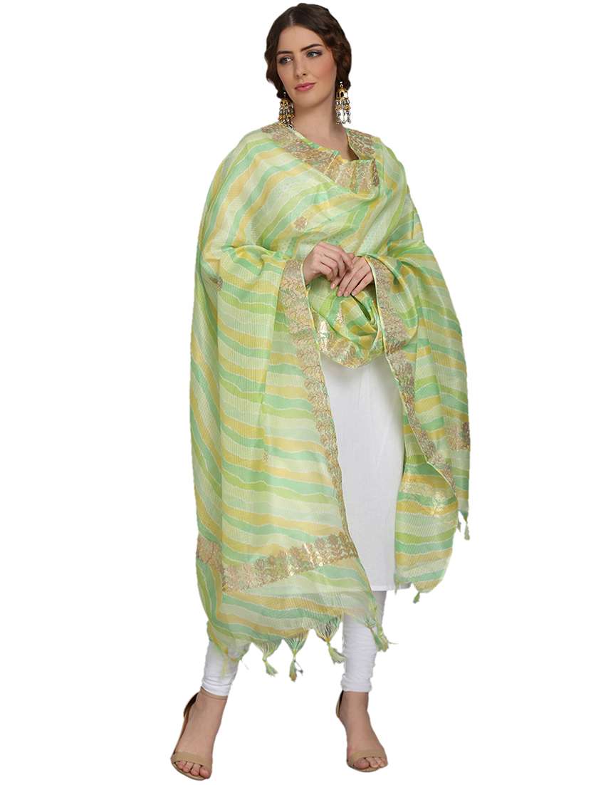 multi colored cotton dupatta