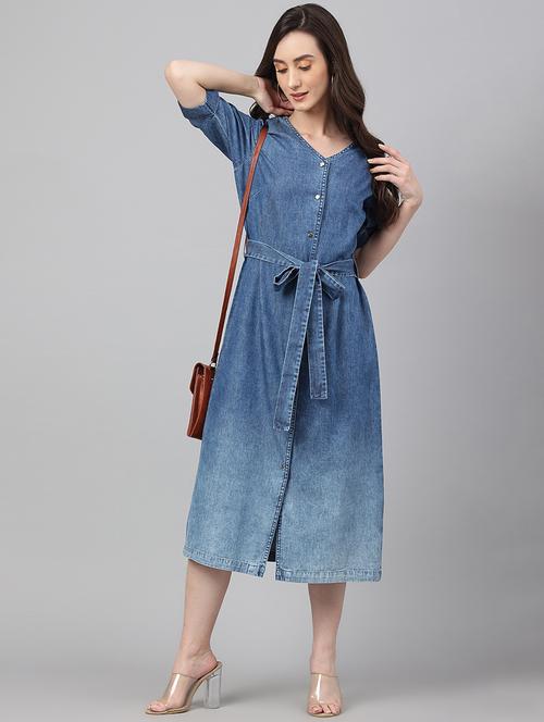 women's solid dress - 19130344 - Standard Image - 0