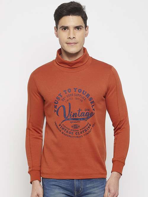 high neck chest printed t-shirt  - 19131454 -  Standard Image - 0