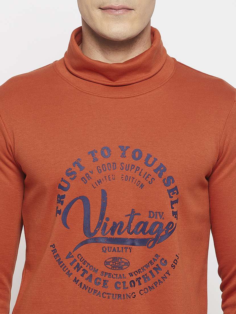 high neck chest printed t-shirt  - 19131454 -  Standard Image - 4