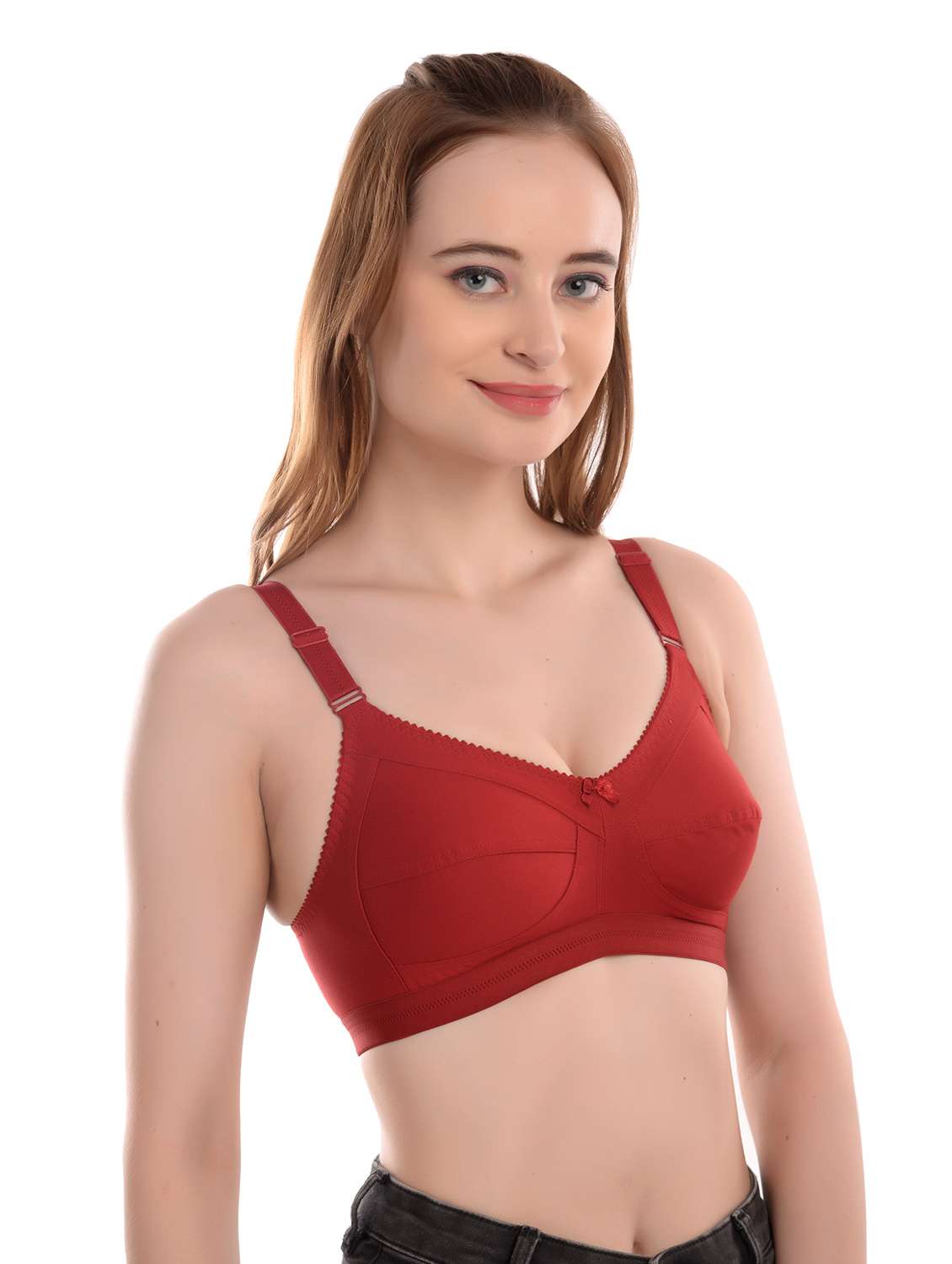 pack of  2 solid t-shirt bra  - 19131566 -  Standard Image - 6