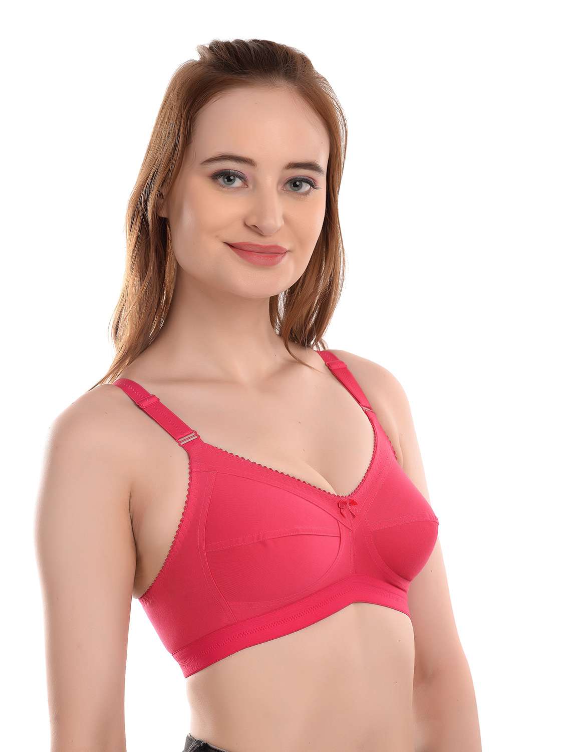 pack of  2 solid t-shirt bra  - 19131579 -  Standard Image - 6