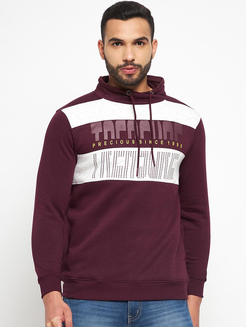 cotton blend chest print sweatshirt - 19131658 - Zoom Image - 0