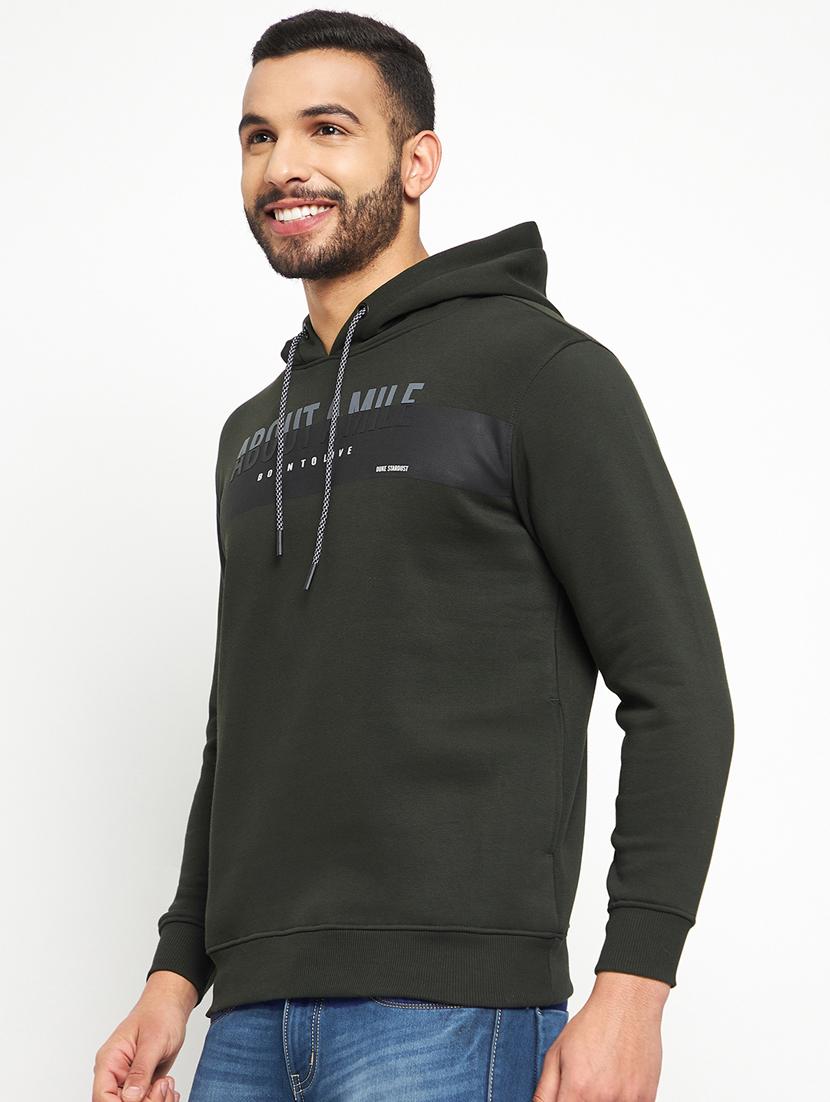 cotton blend chest print sweatshirt - 19131661 - Standard Image - 1