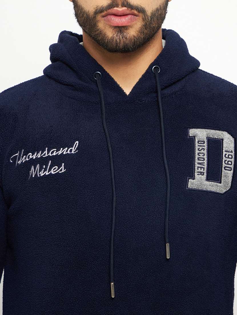 cotton blend chest print sweatshirt - 19131663 -  Standard Image - 4