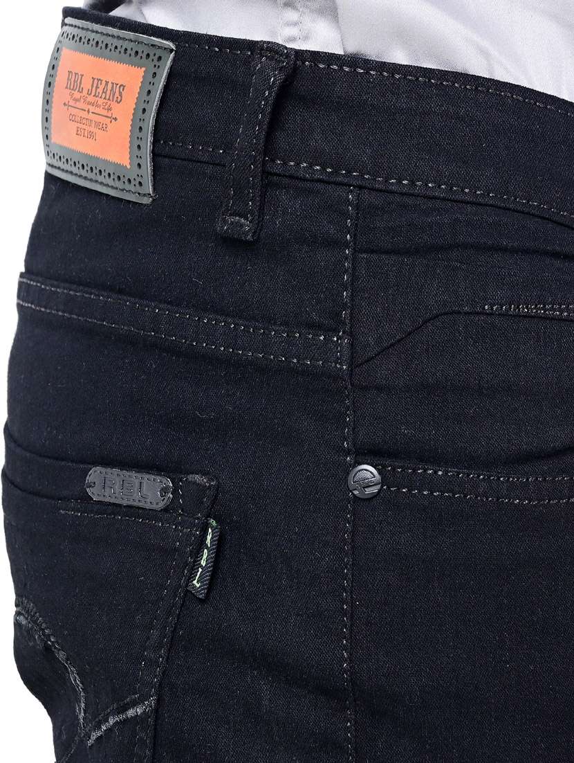 men solid mid rise jeans - 19131773 -  Standard Image - 4