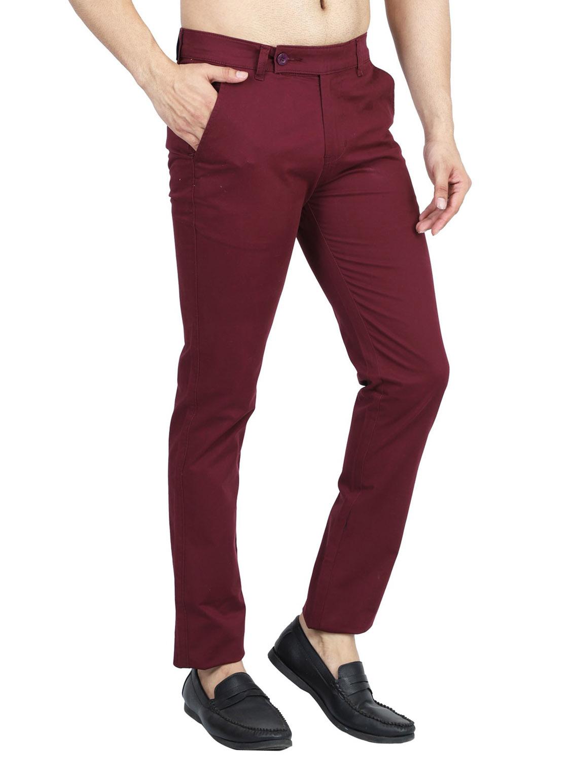 mid rise flat front casual trouser - 19131887 - Standard Image - 1