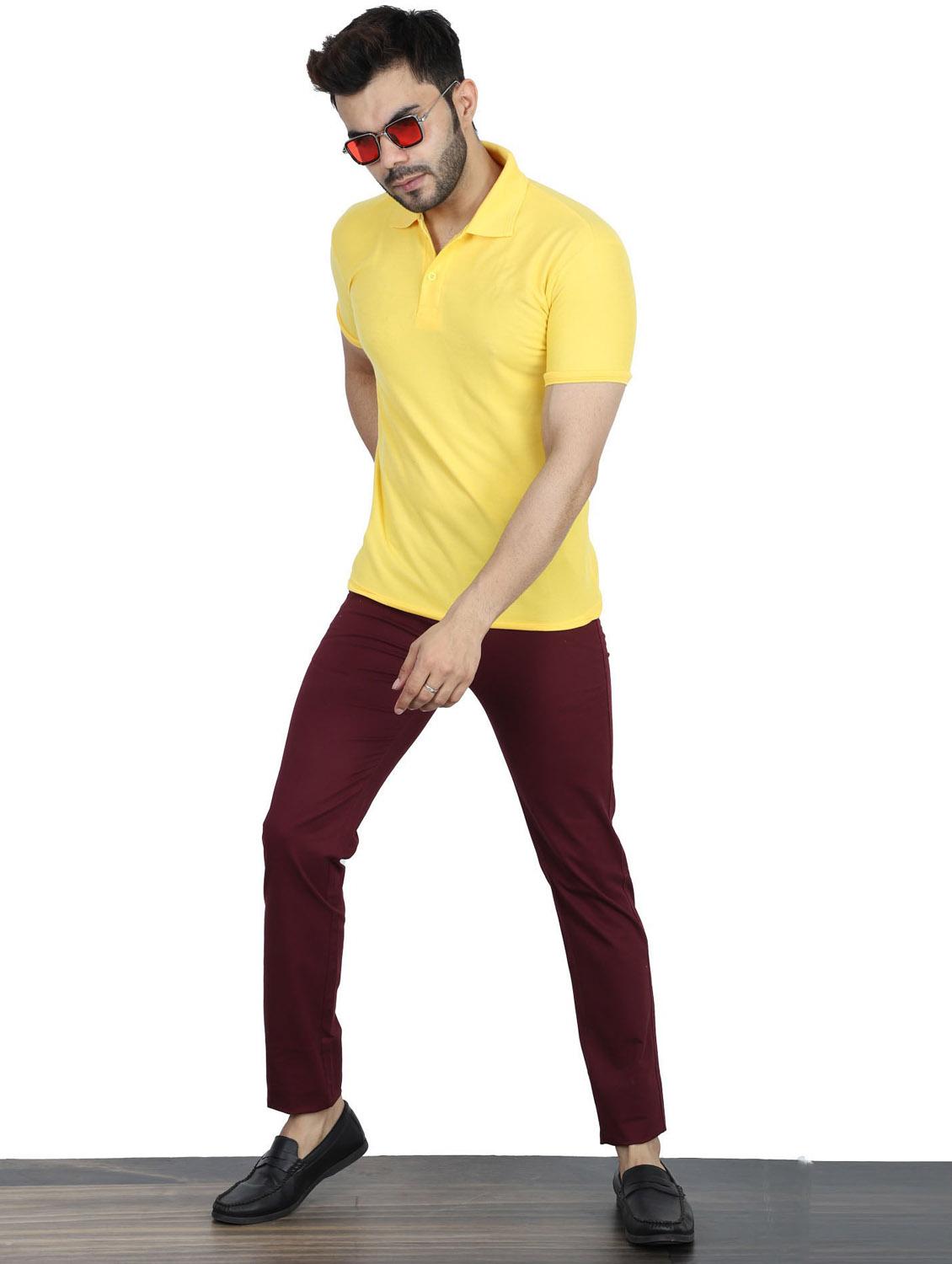 mid rise flat front casual trouser - 19131887 - Standard Image - 4