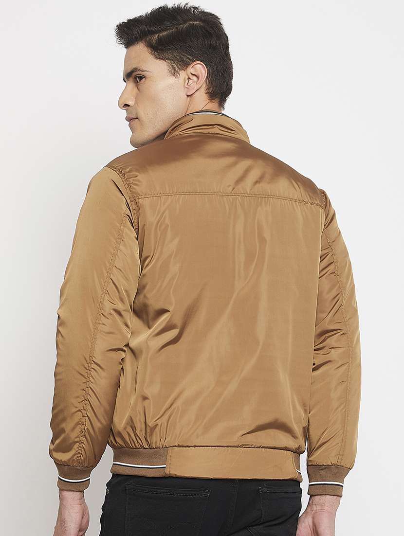 boys stand collar solid  bomber jacket - 19131902 -  Standard Image - 1
