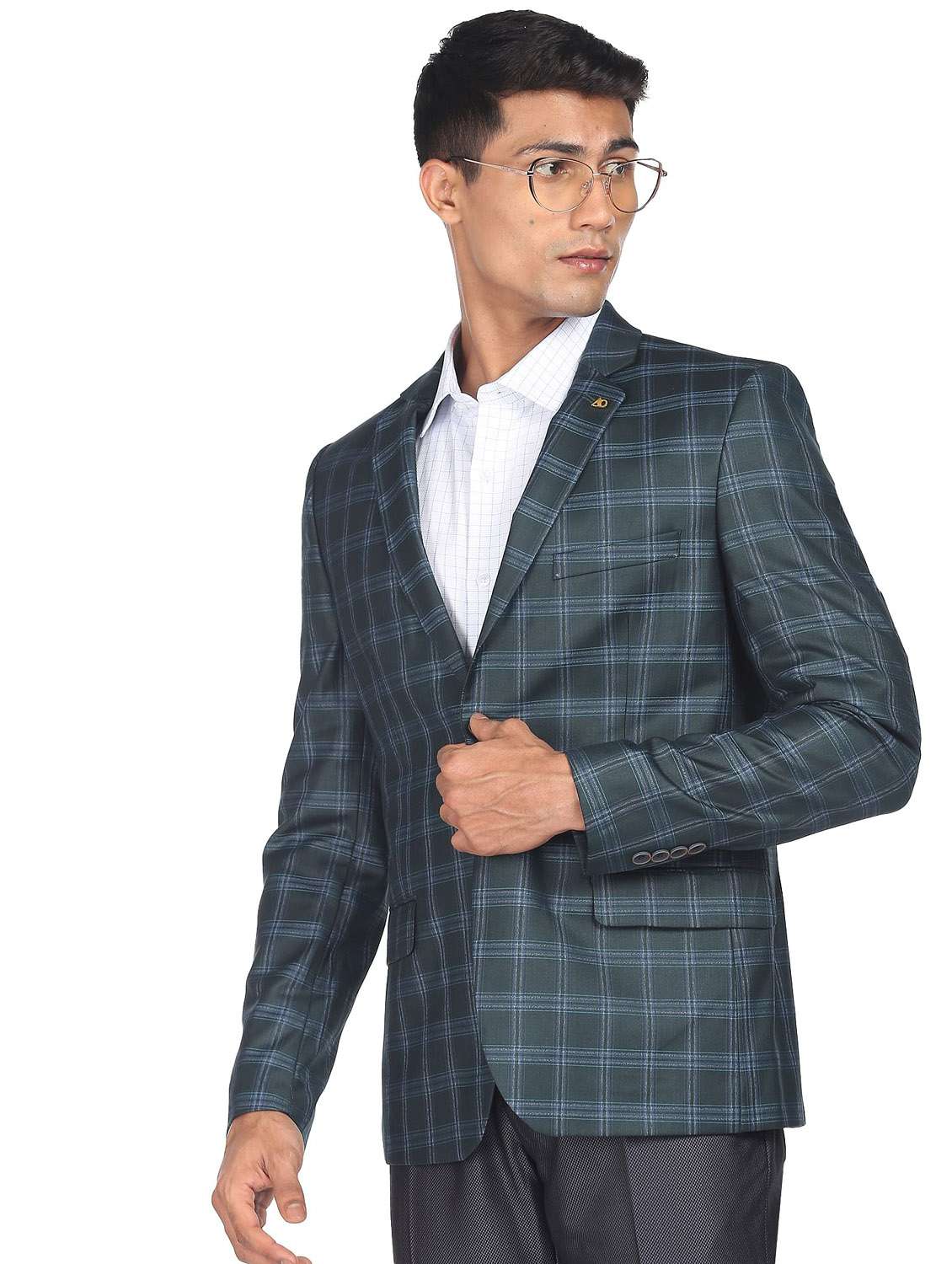 notched lapel single breasted formal blazer - 19132103 -  Standard Image - 1