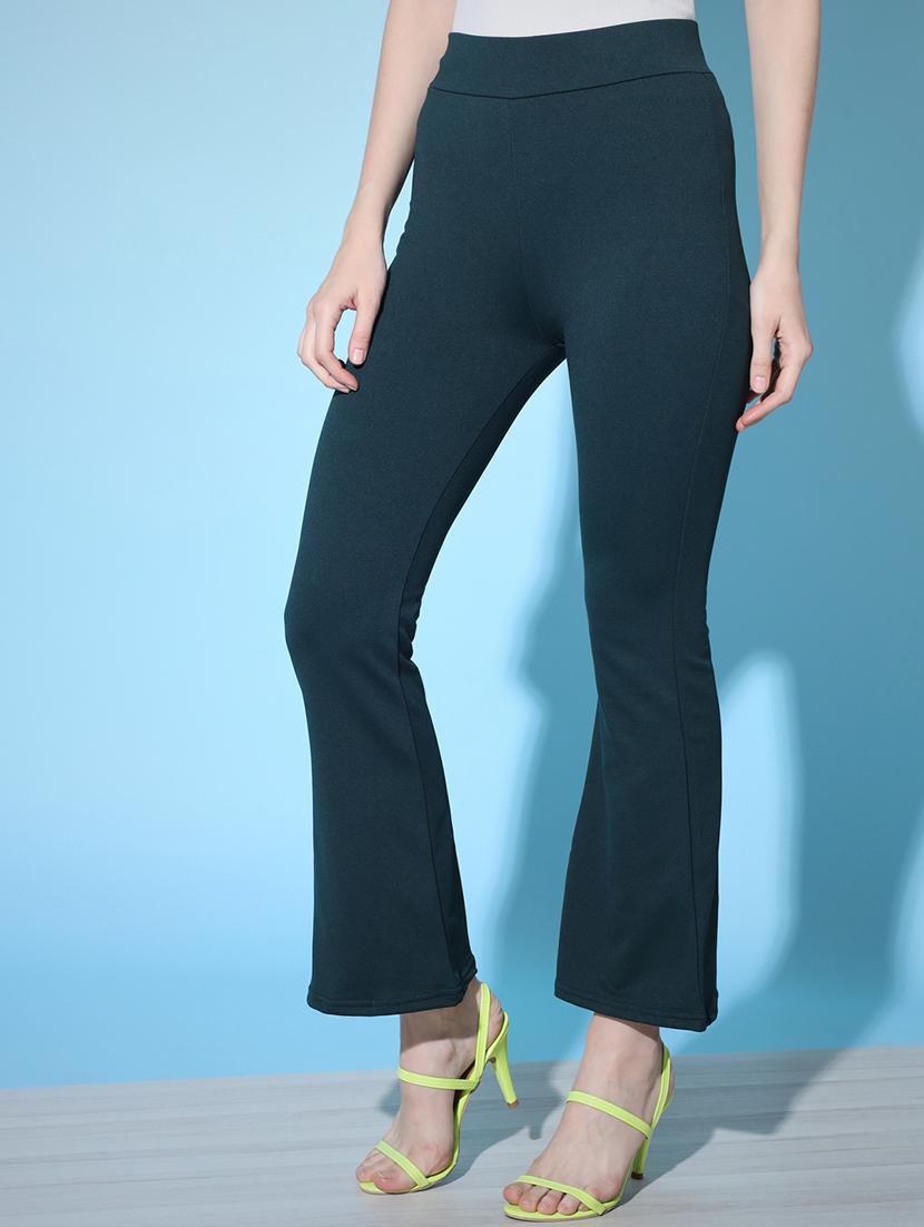 mid rise solid wide leg jegging - 19132135 - Standard Image - 1
