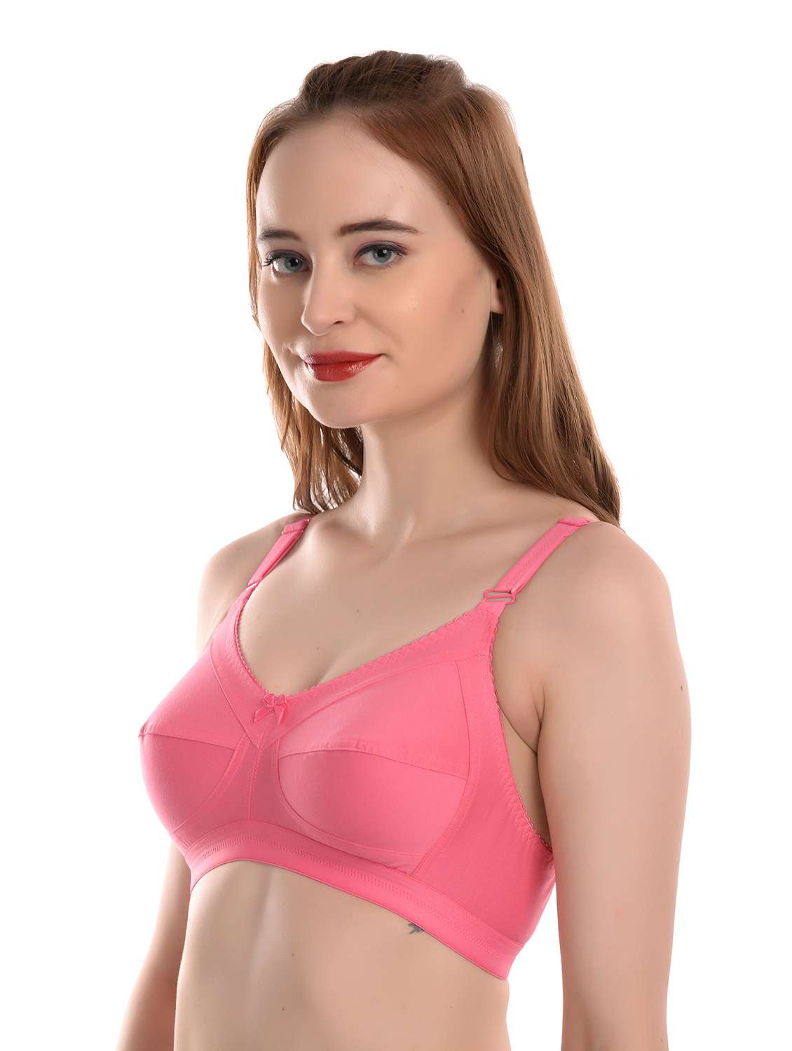 pack of  2 solid t-shirt bra  - 19132907 -  Standard Image - 6