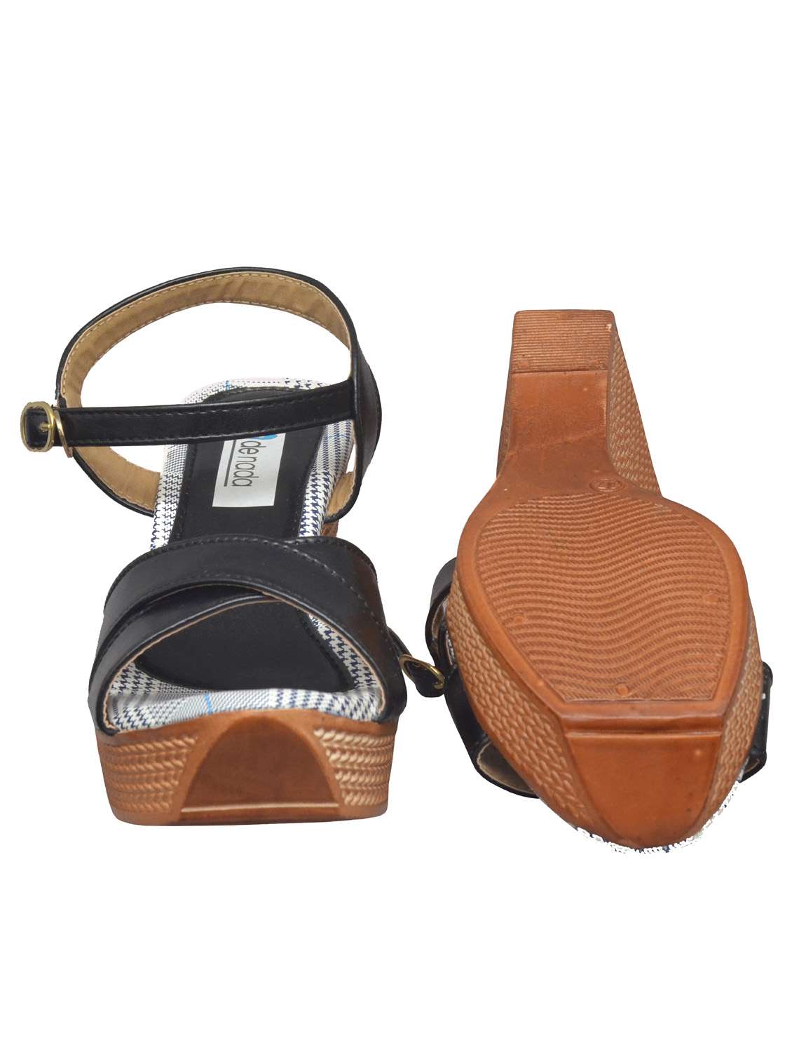 black wedge sandal - 19133774 -  Standard Image - 4