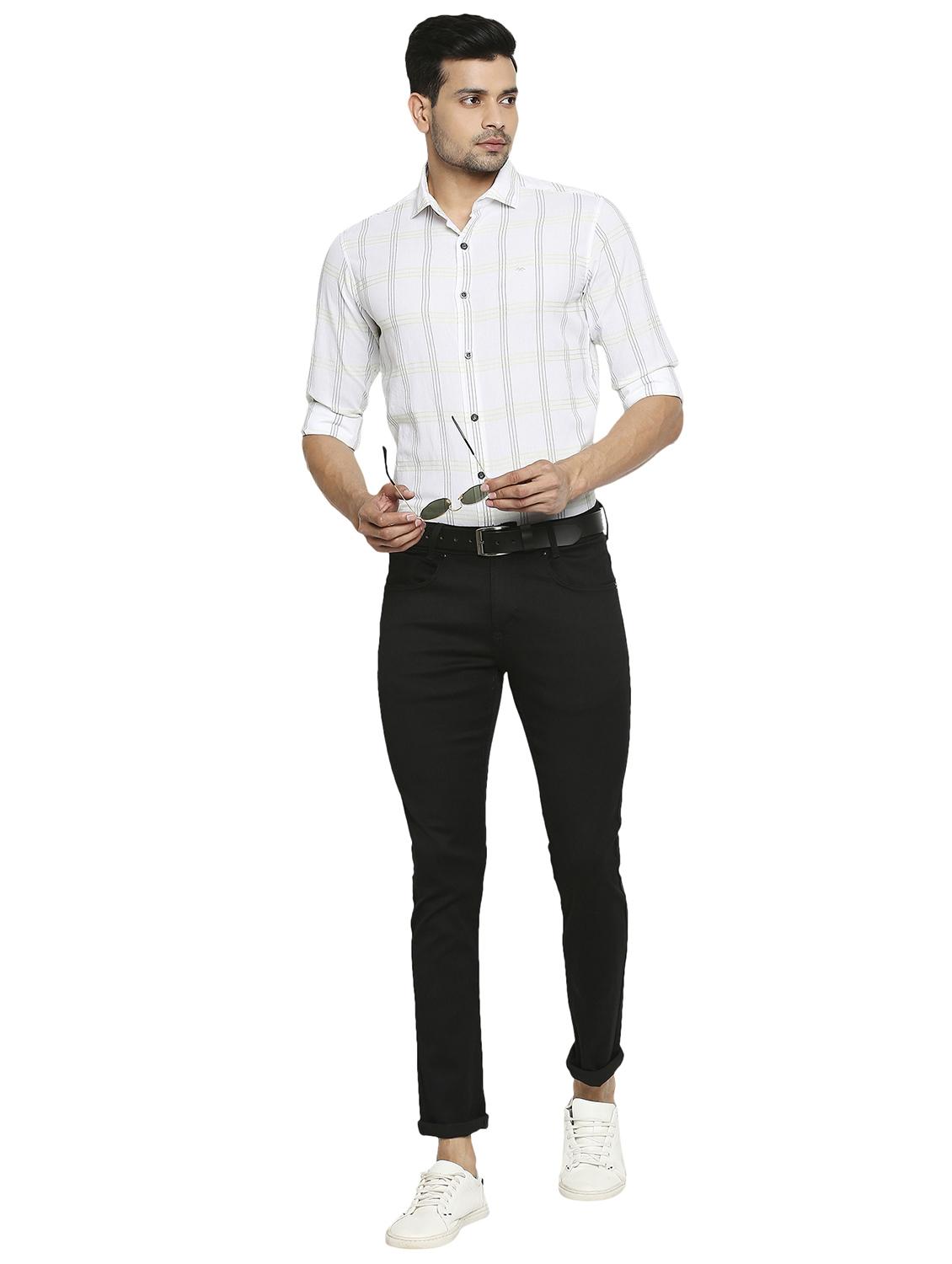 white checkered casual shirt - 19137480 - Standard Image - 4