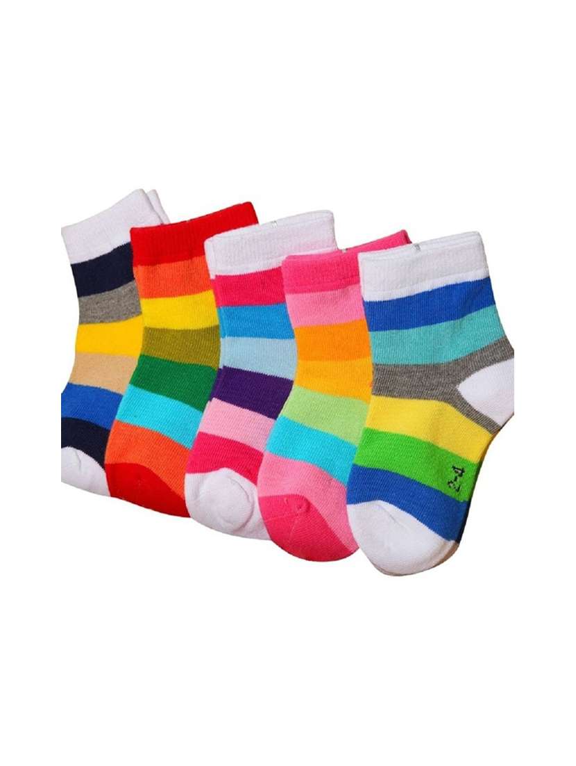 kids pack of 5 ankle length sock