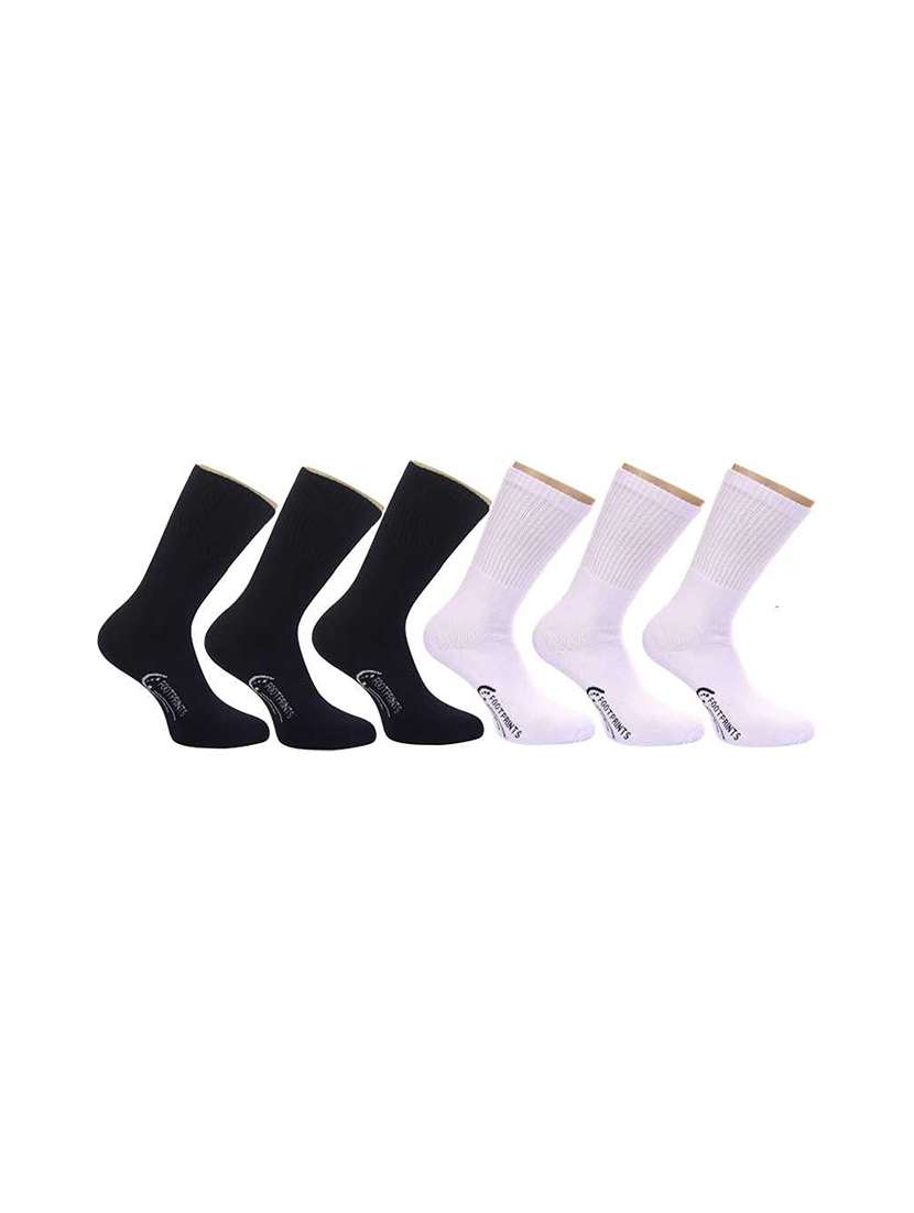 pack of 6 multi colored above ankle length sock